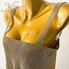 bling gold rhinestone top